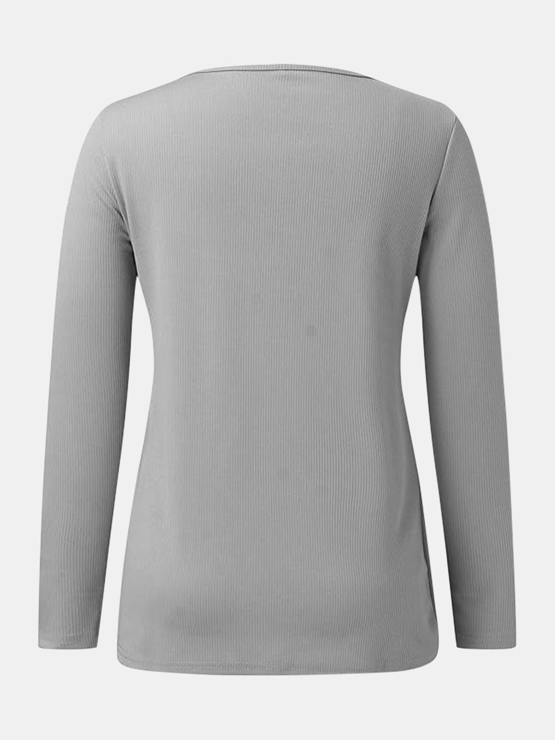 Full Size Scoop Neck Long Sleeve T-Shirt - RebelReine Apparel & Co.