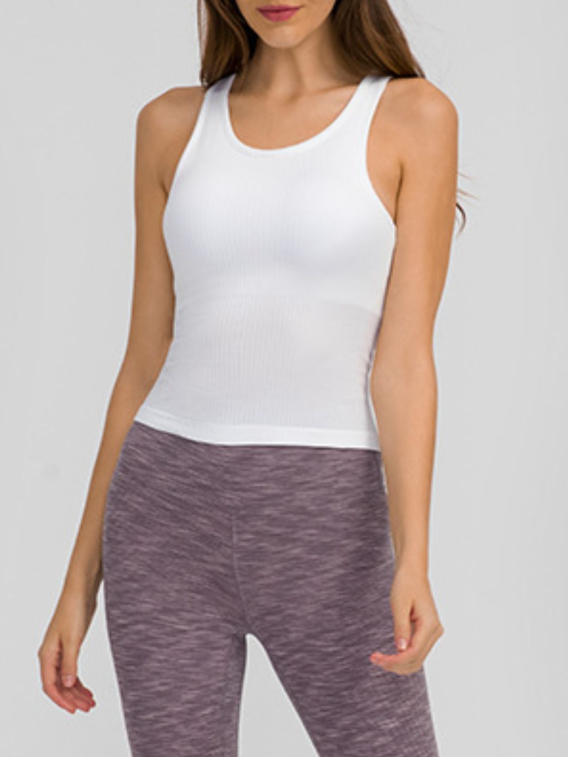 Round Neck Racerback Active Tank - RebelReine Apparel & Co.