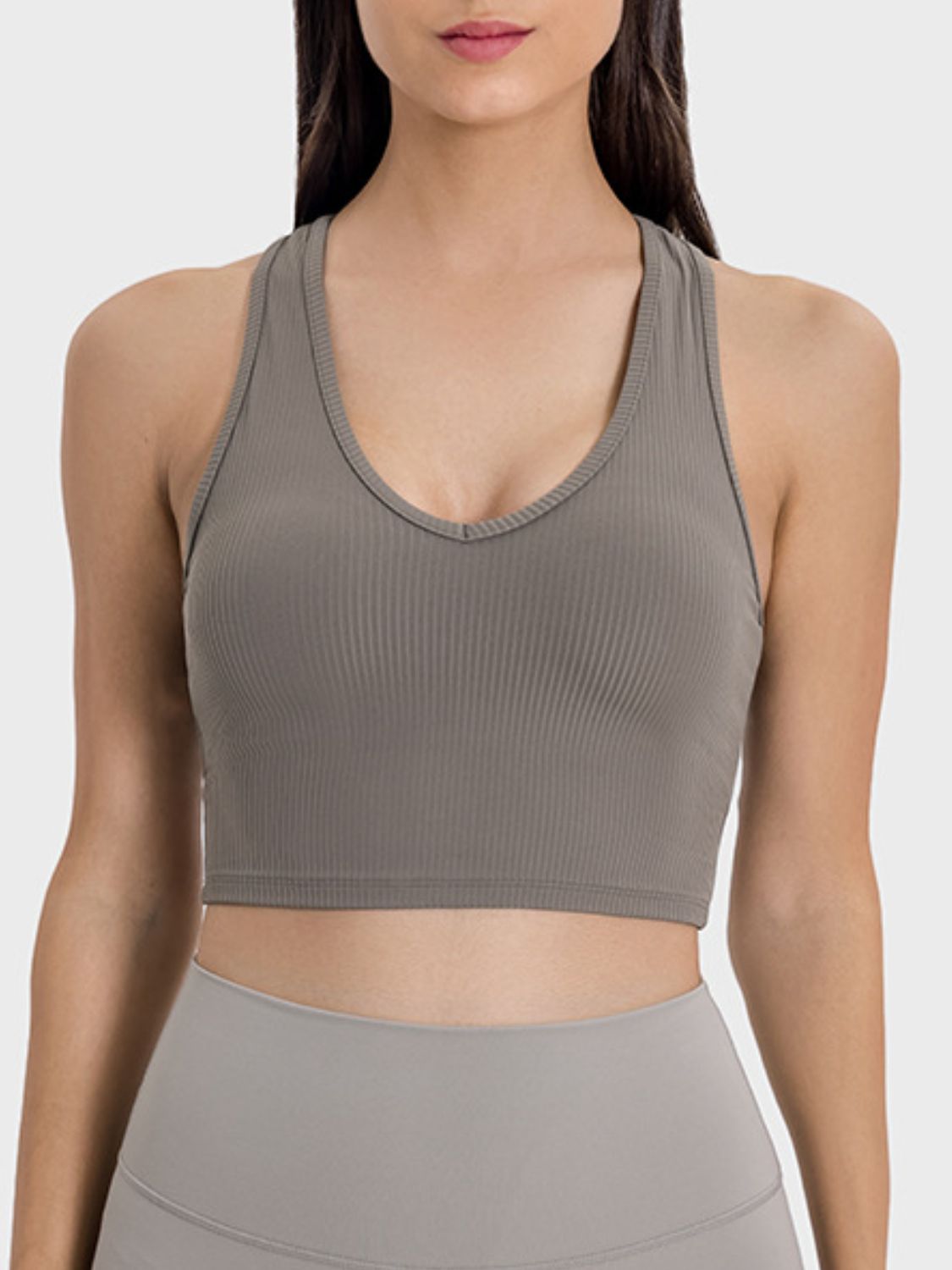 Scoop Neck Wide Strap Active Tank - RebelReine Apparel & Co.