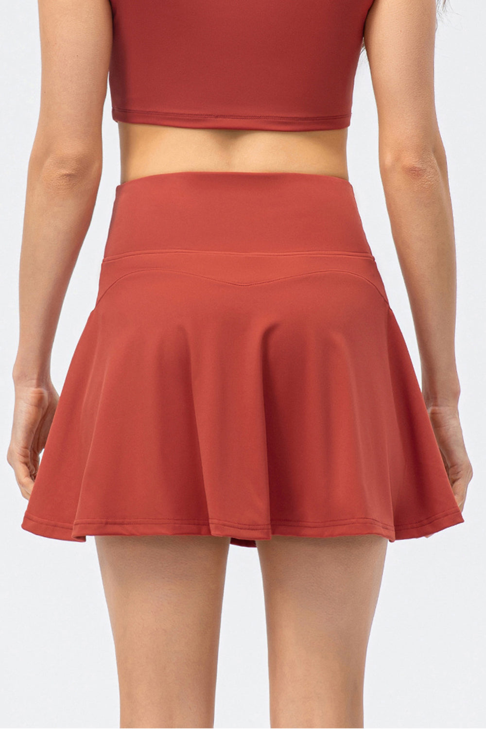 High Waist Wide Waistband Active Skirt - RebelReine Apparel & Co.