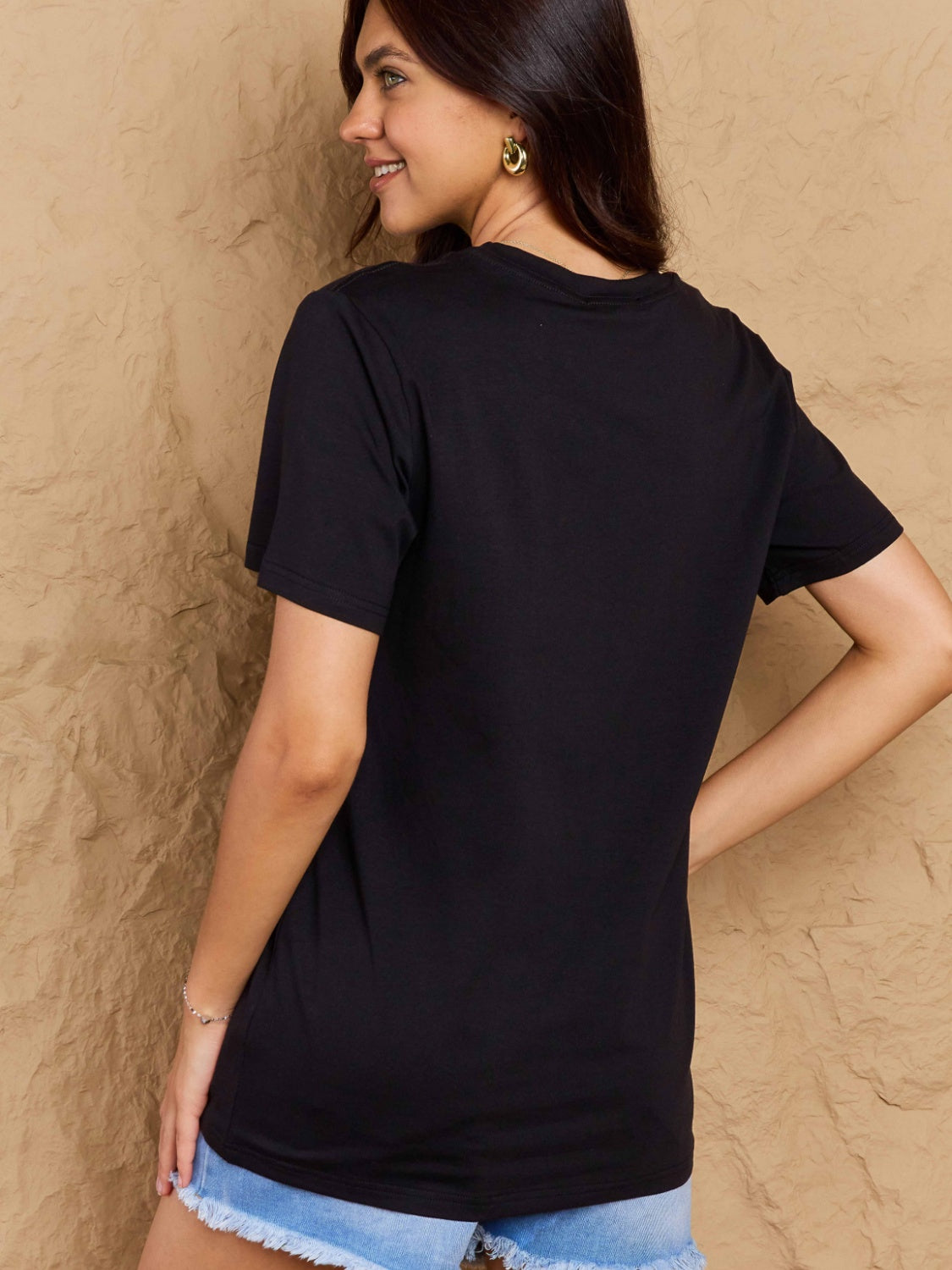 Full Size Round Neck Short Sleeve T-Shirt