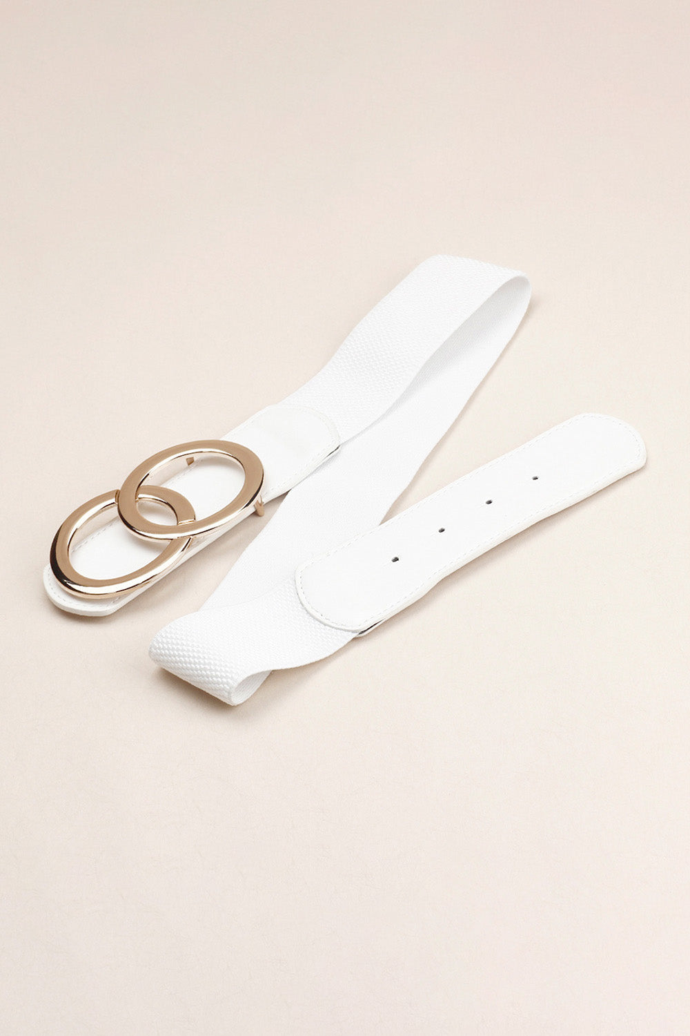 Zinc Alloy Buckle Elastic PU Belt - RebelReine Apparel & Co.